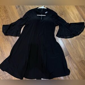 danny & nicole ladies Black lace dress size 12